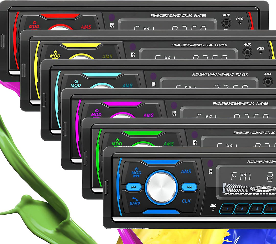 Retoo Autoradio mit Bluetooth Freisprecheinrichtung und Fernbedienung, 1 DIN MP3 Player mit 2 USB fü