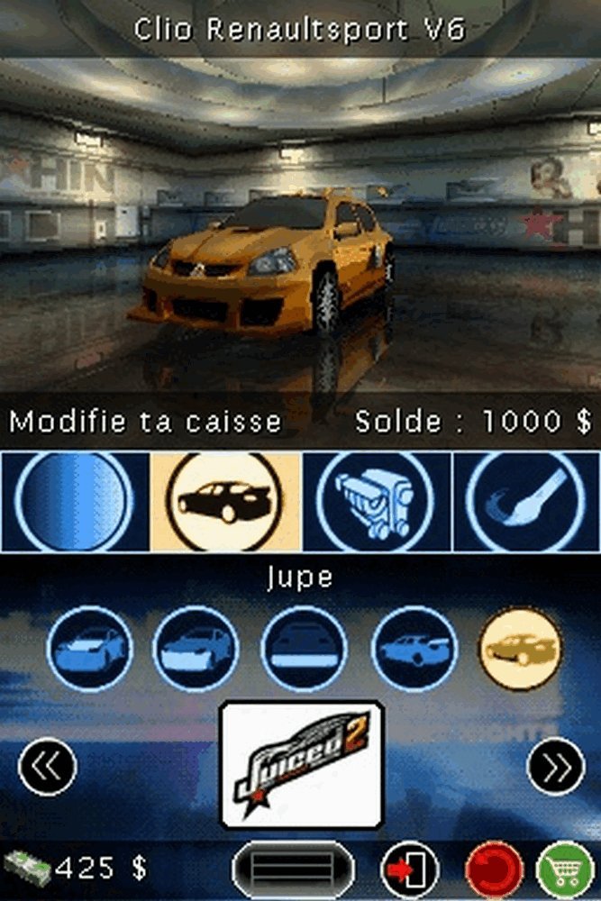 Juiced 2, Hot Import Nights, Nintendo DS-Spiel