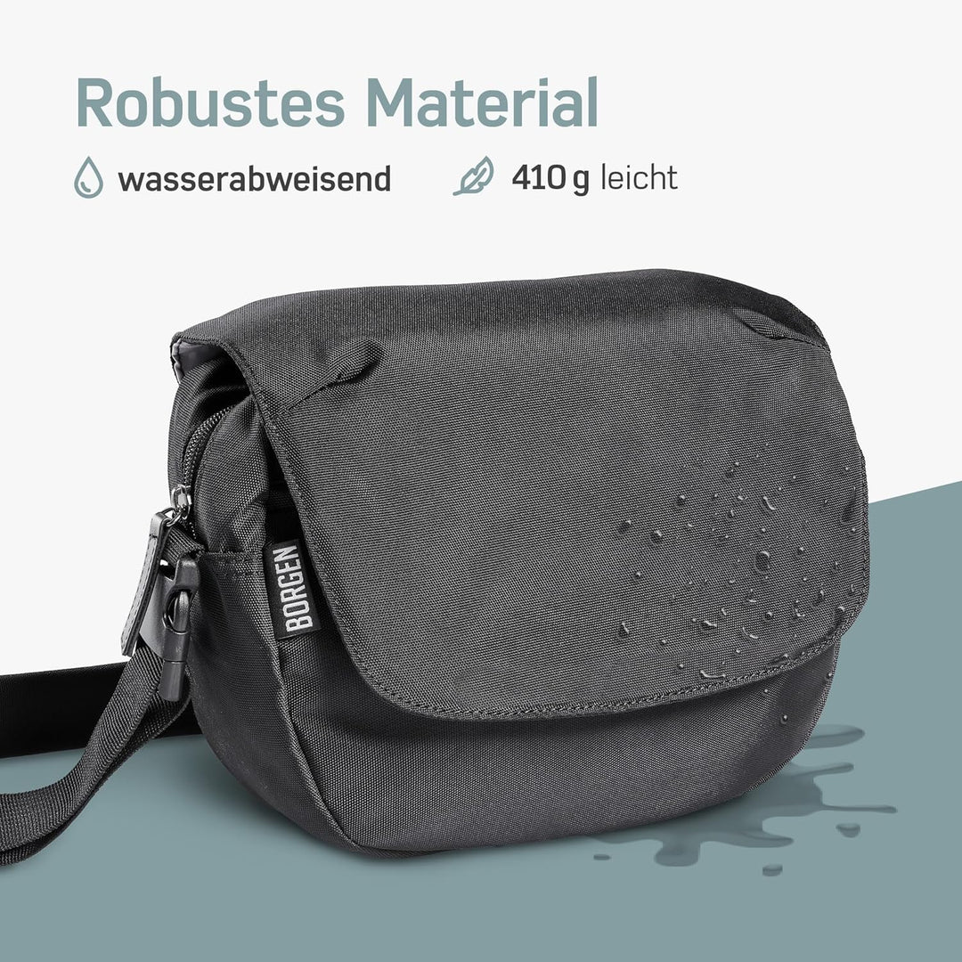 Borgen KLICKfix Lenkertasche Fahrrad - Wasserabweisende und geräumige Fahrrad Lenkertasche 5 L - Fah