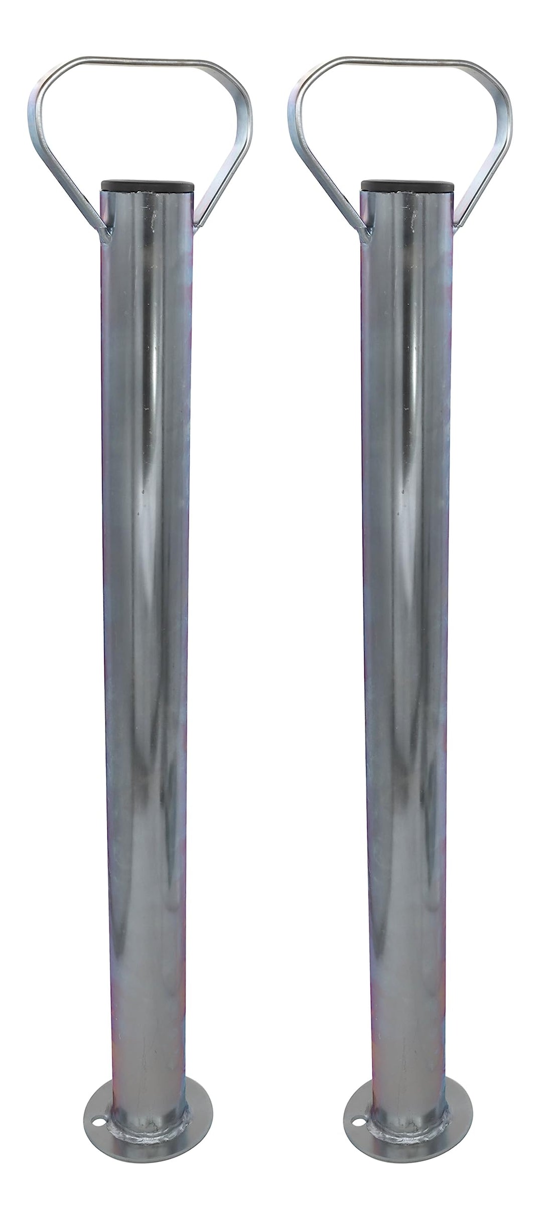 trailer parts4u Anhänger Stützen Stützrohr Abstellstützen 700mm 70cm Rohrstütze Stützfuss/wahlweise