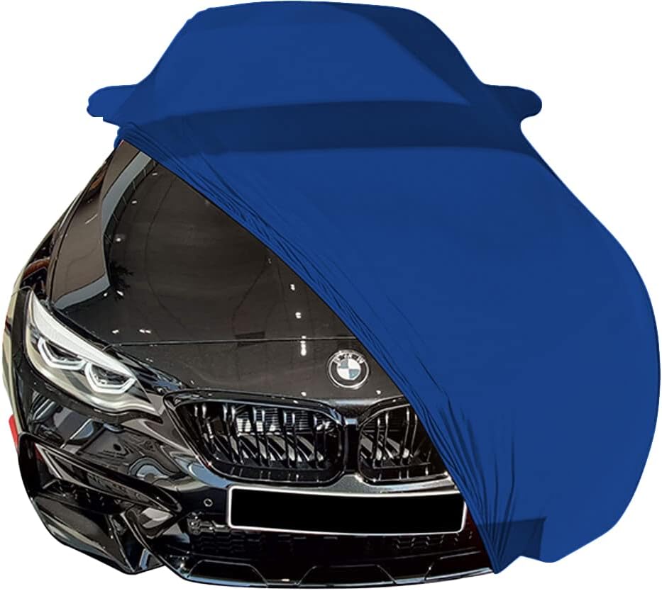 Indoor Autoabdeckung kompatibel mit BMW M2 (F87) mit Spiegeltaschen SUPER Soft Stretch