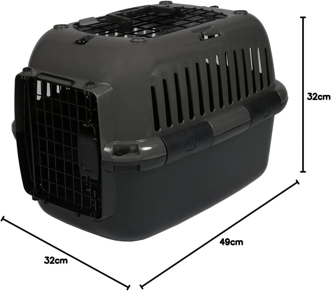 Ebi, Adventurer 50 ml – 49 x 32 x 32 cm – max. 10 kg Dunkelgrau, Transport, Dunkelgrau, Katze