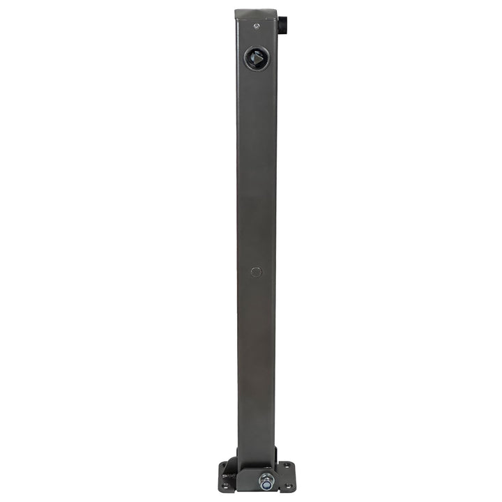 UvV Absperrpfosten 900mm Hoch - 70x70mm Vierkantrohr, Umlegbar mit Dreikantverschluss, Poller, Parkp
