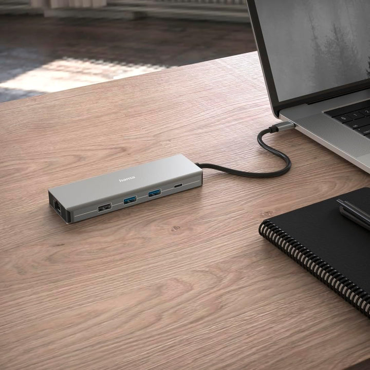 Hama USB Hub 9 Ports, 4xUSB-A, USB-C Daten, USB-C Power, 2xHDMI, Ethernet