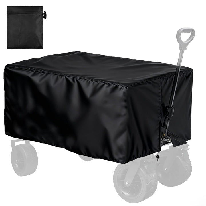 SANYCASA 210D Bollerwagen Regenschutz Abdeckung für Bollerwagen, Gartenwagen Wasserdicht, Outdoor Fa