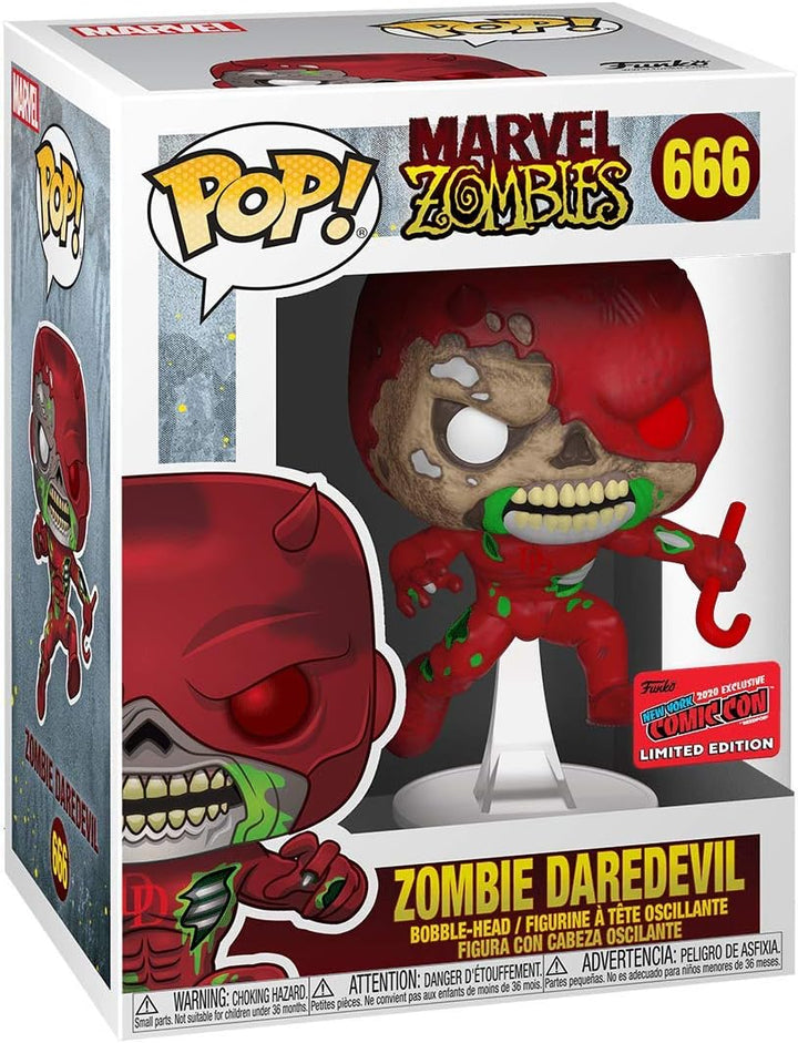 pop Funko Marvel Zombies 666 Zombie Daredevil 2020 Fall Convention Exclusive