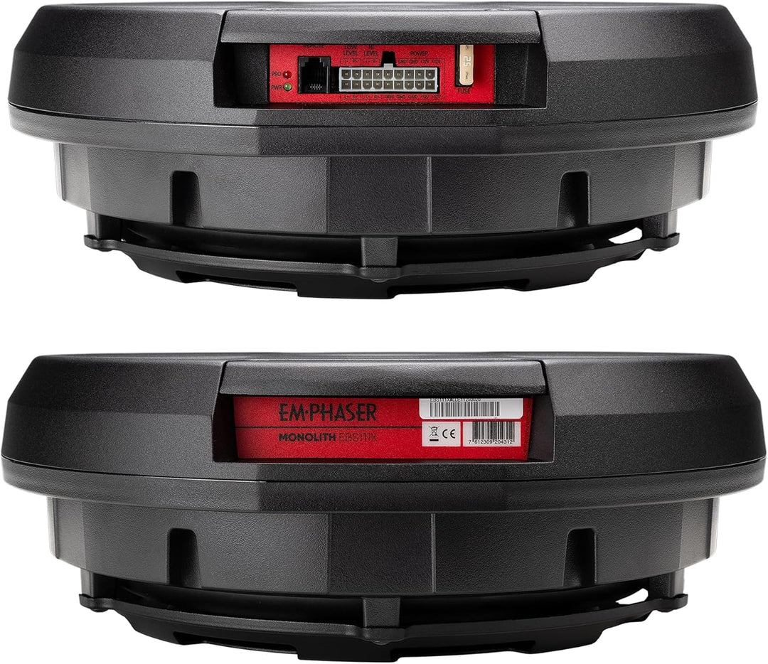 EMPHASER EBS111X – Aktivsubwoofer für Reserveradmulde oder Ersatzrad – 28 cm / 11" Auto Subwoofer mi