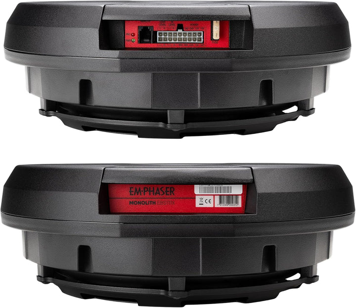 EMPHASER EBS111X – Aktivsubwoofer für Reserveradmulde oder Ersatzrad – 28 cm / 11" Auto Subwoofer mi