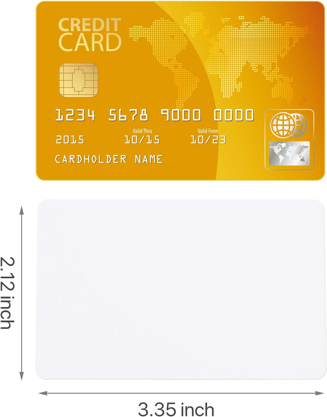 NTAG215 NFC Karten, PVC Karten Weiss Etiketten Kompatibel mit TagMo und Amiibo für Alle NFC-Fähigen