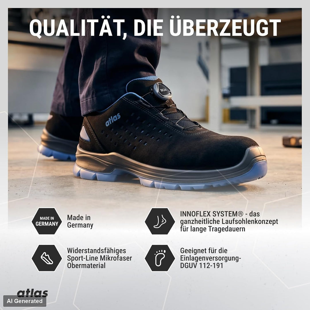 ATLAS 01 622001P37 DIY 40 EU Schwarz Blau, 40 EU Schwarz Blau