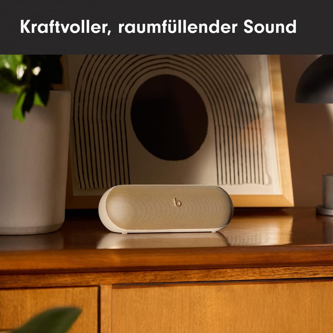 Beats Pill Tragbarer Bluetooth-Lautsprecher, Bis zu 24 Stunden Akkulaufzeit, Wasserabweisend, Kompat