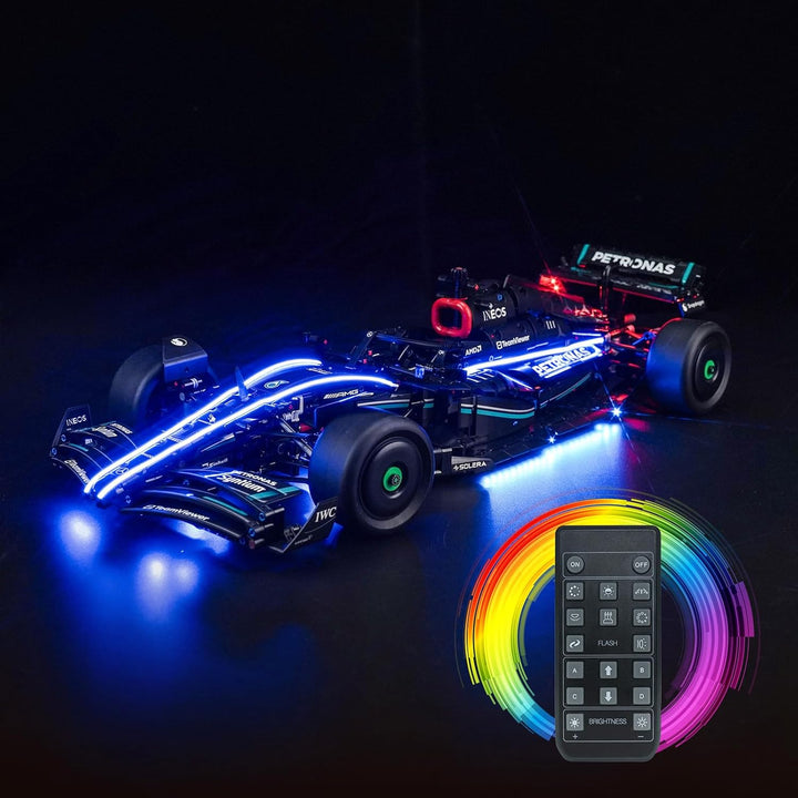 Fernbedienung Licht-Kit für Lego 42171 Mercedes-AMG F1 W14 E Performance (Nicht Lego), Led Beleuchtu