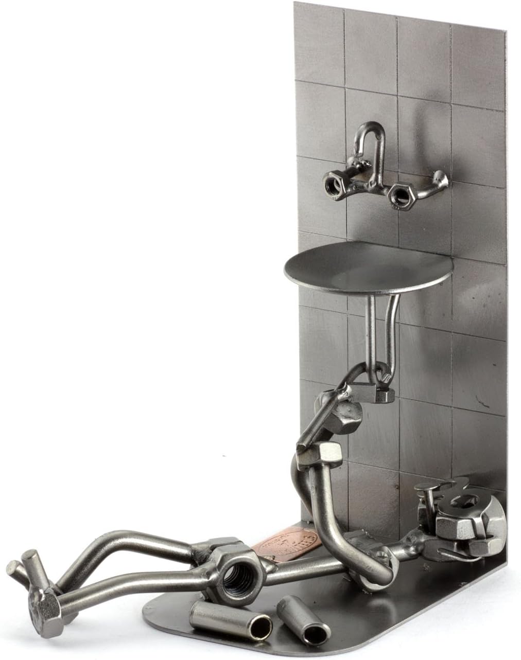 Steelman24 I Schraubenmännchen Klempner I Made in Germany I Handarbeit I Geschenkidee I Stahlfigur I