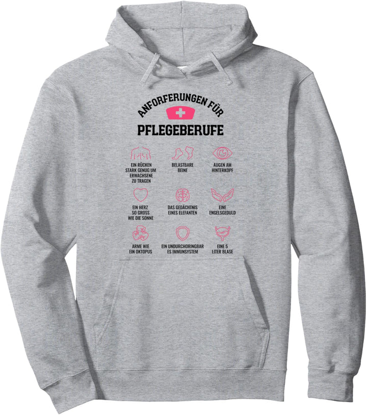 Krankenschwester Arzthelferin Pflegekraft Anforderungen Pullover Hoodie