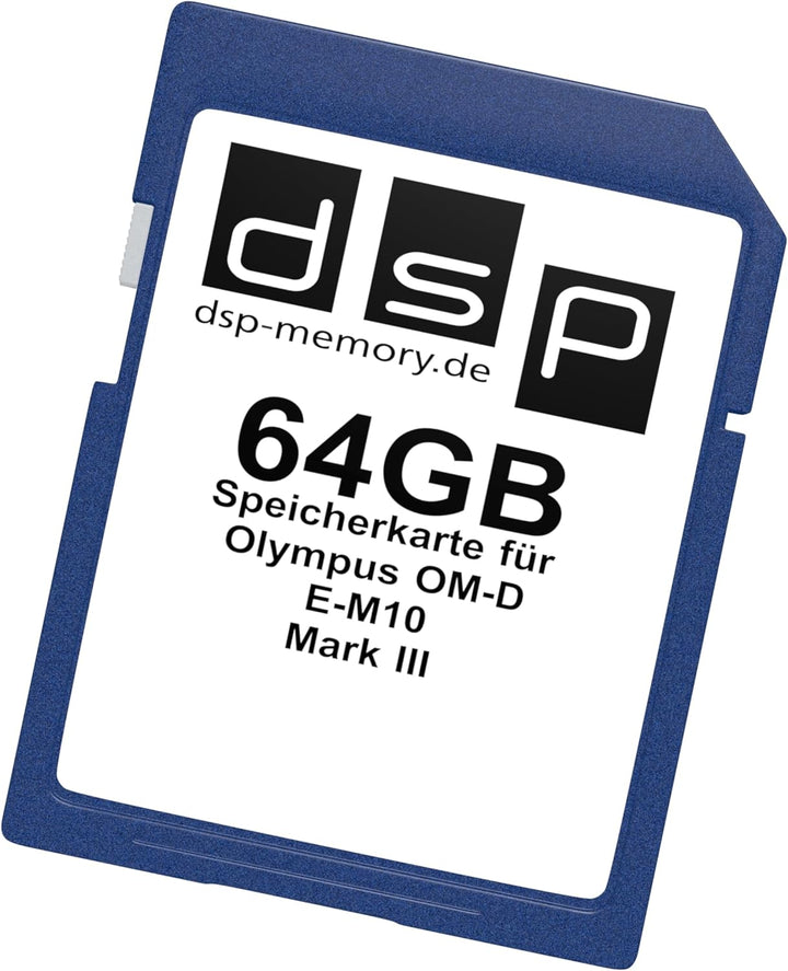 64GB Speicherkarte für Olympus OM-D E-M10 Mark III Digitalkamera