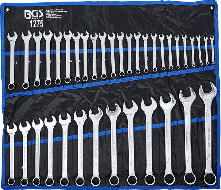 BGS 1275 | Maul-Ringschlüssel-Satz | SW 6 - 32 mm | 37-tlg. 37-tlg. | SW 6 -32 mm, 37-tlg. | SW 6 -3