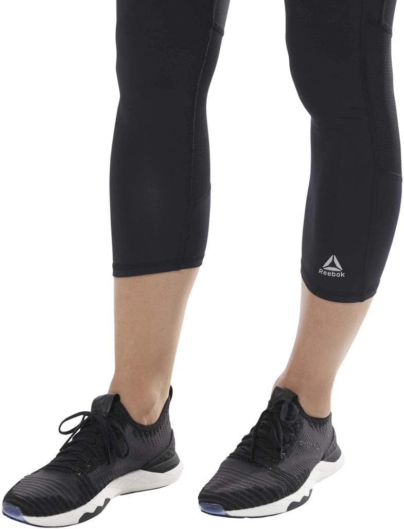 Reebok Damen Running Essentials 3/4 Tight Eng XS Schwarz, XS Schwarz