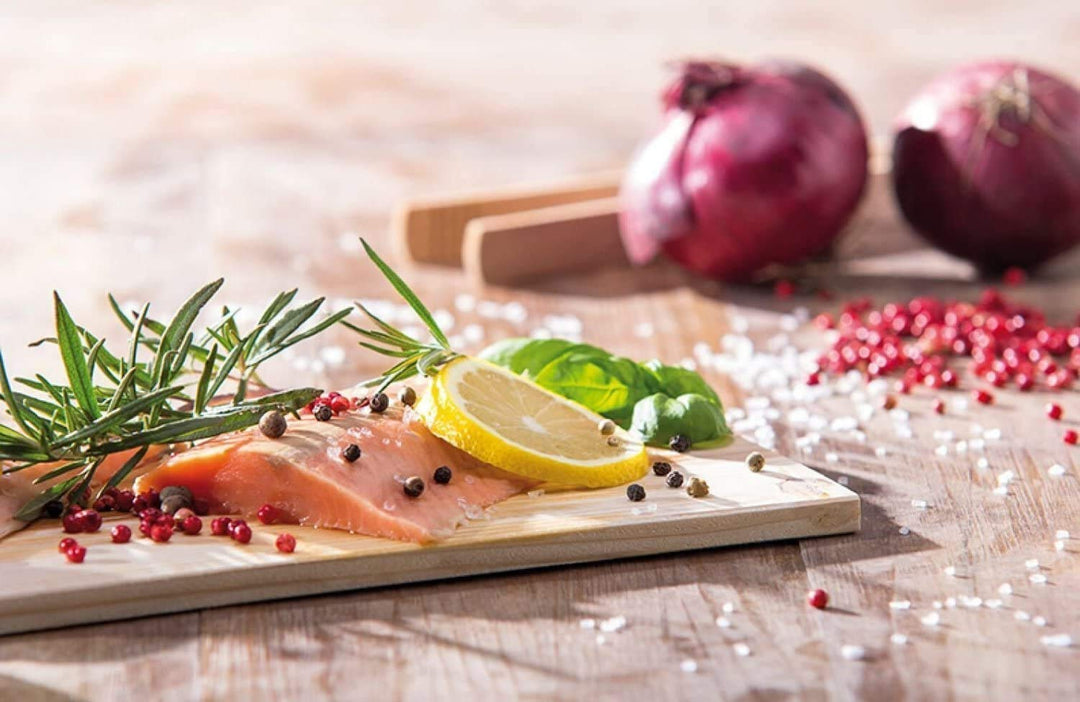Grössere Zedernbretter zum Grillen von Lachs, 27,9 x 14,6 cm, besseres Räuchern, fügen Sie Lachs, Ge