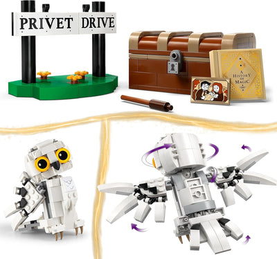 LEGO Harry Potter Hedwig im Ligusterweg 4 Set mit Spielzeug-Eule für Kinder & Harry Potter Fliegende