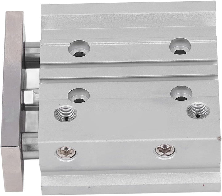 Luftzylinder Pneumatisch 3 Stangen Aluminiumlegierung 20 Mm Bohrung 40 Mm Hub Dual Action PT1/8