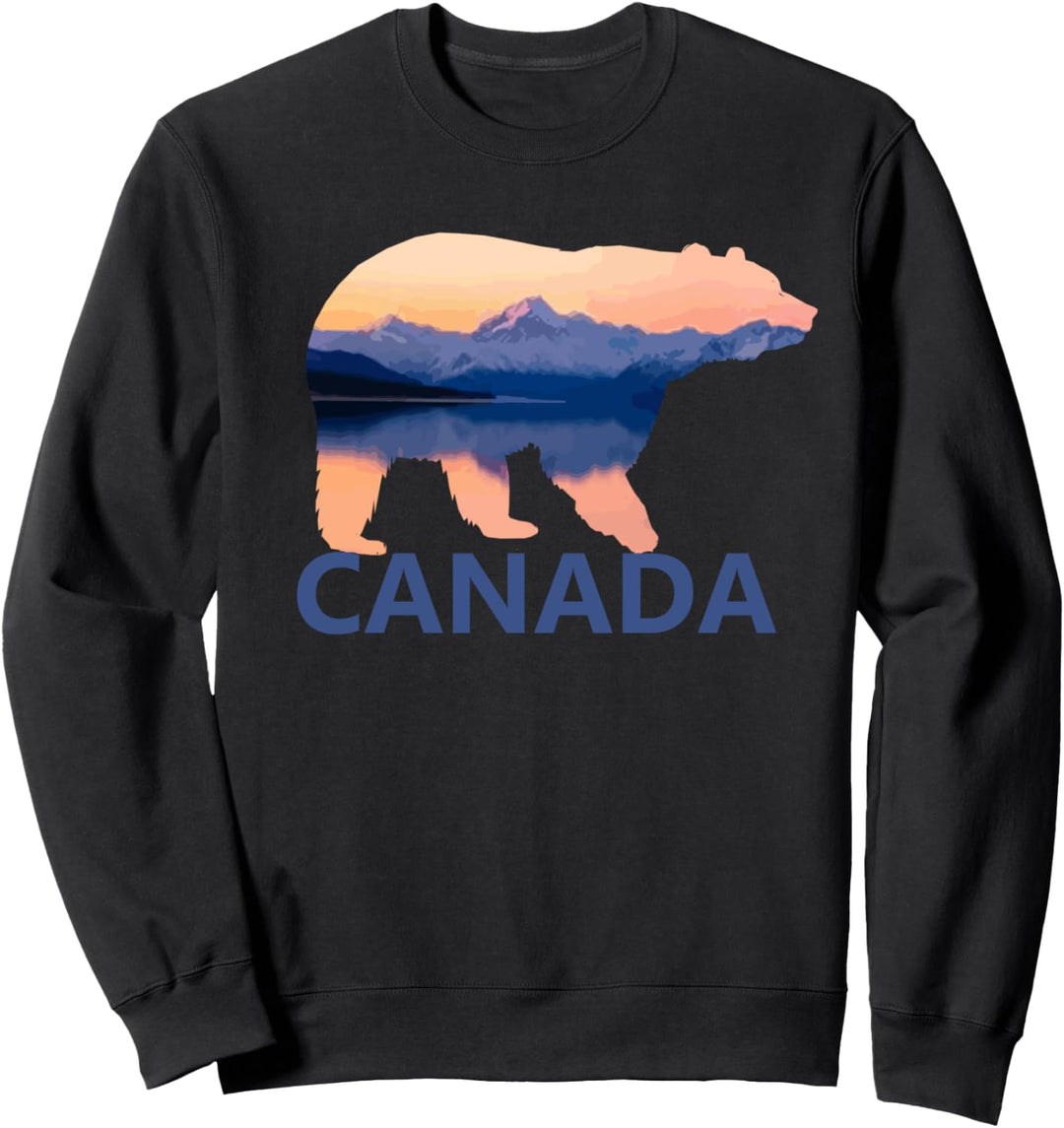 Kanada Bär Grizzly Souvenir Sweatshirt