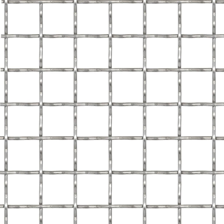 vidaXL Wellengitter Edelstahl 100x85 cm 11x11x2 mm Streckmetall Drahtgitter