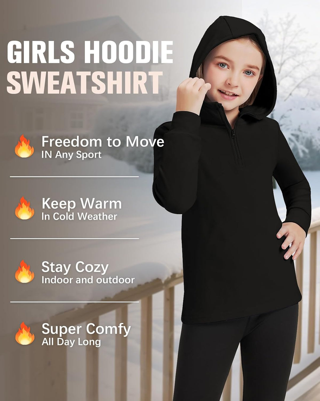 WOWENY Thermoshirt Kinder Langarm Thermo Unterhemd Warm Unisex Rollkragenpullover Mädchen Rollkragen