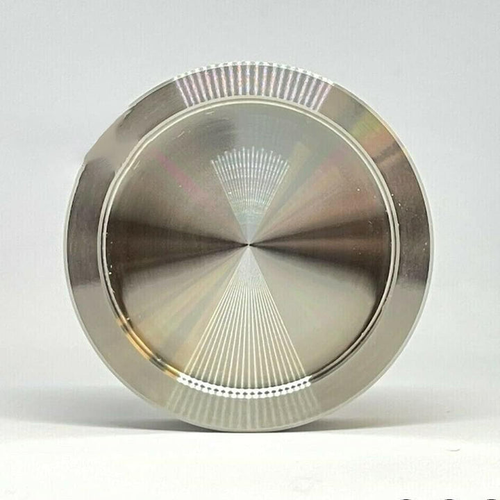 FIP Paar runder Türgriff aus Glas mit 3M-Aufklebern inkl. Edelstahl 5 cm x 5 cm x 6 mm MANIGLIETTA T