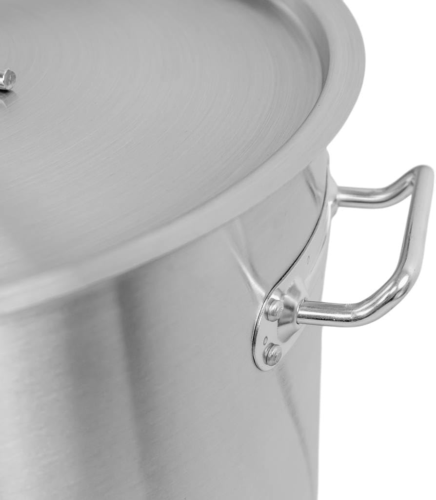 Mega-M Topf GROSSE Induktion aus Edelstahl mit STANDARD DECKEL (50L), 50L