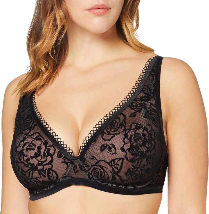 Triumph Damen Velvet Rose Spotlight WP Geformter BH, BLACK, 75D
