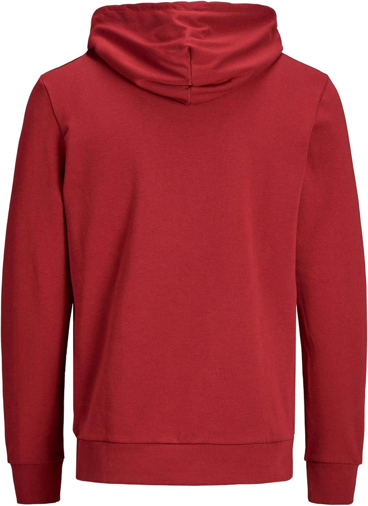 JACK & JONES Hoody Herren mit Kapuze S Rio Red, S Rio Red