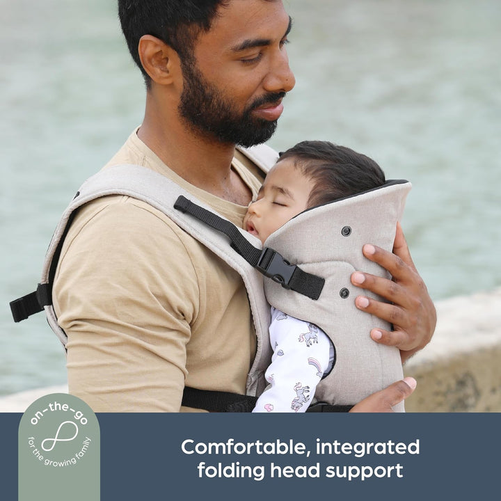 Dreambaby Journey Adjustable 3-in-1 Baby Carrier for Newborn to Toddler up to 15kg - Comfortable, Ve