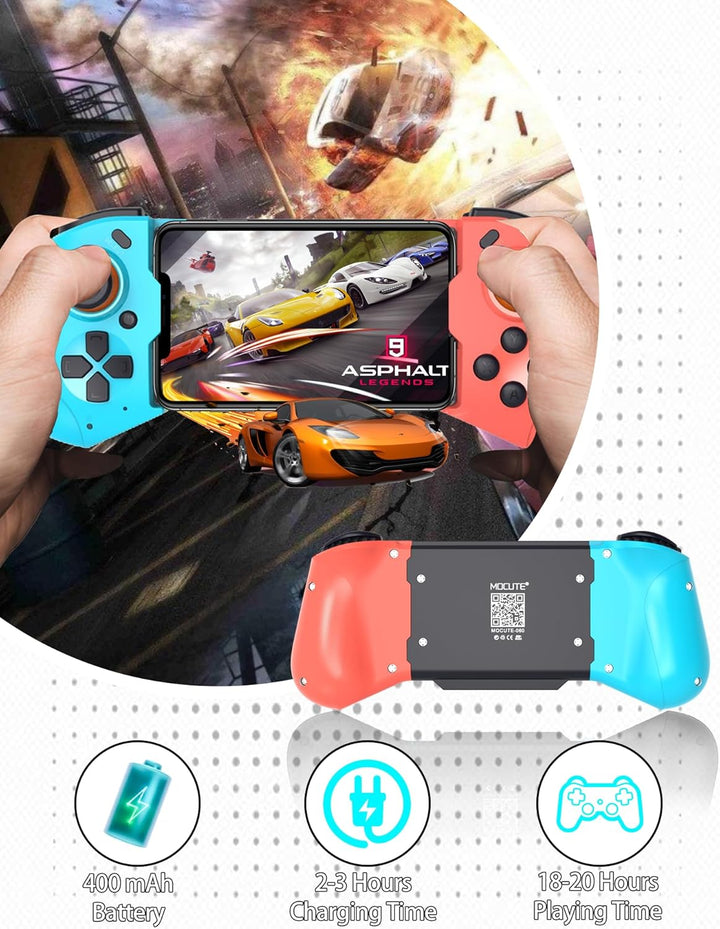MFi Wireless Game Controller, Megadream iOS Mobile Gamepad Joystick für Phone 13, 13 Mini, 13 Pro Ma