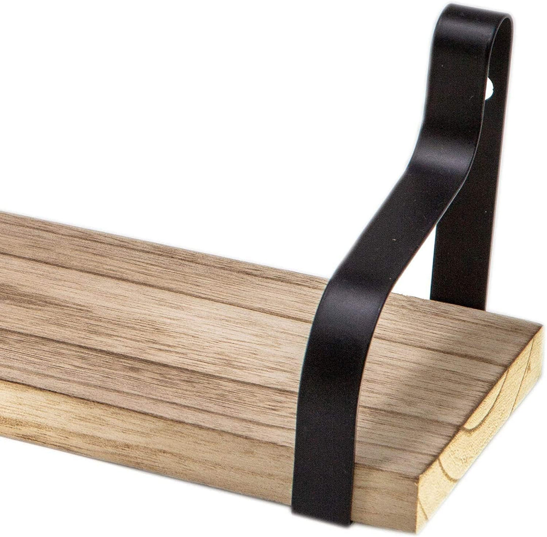 Nature Supplies | 4er-Set Rustikale Schweberegale | Regale Für Wände | Wandregal Holz | Regale &amp; Abl