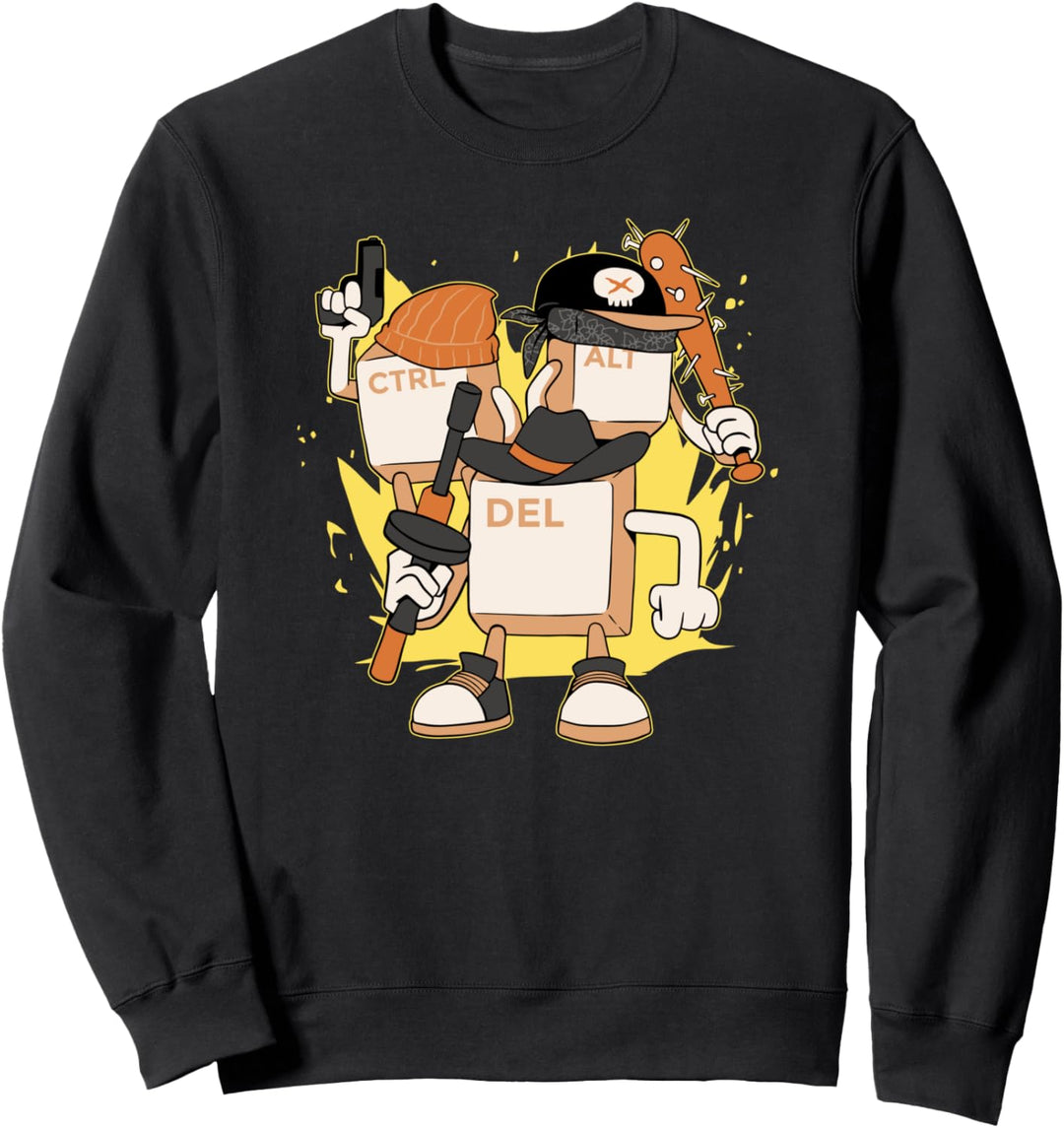 Tastatur Gang Lustiges Gamer Outfit Games Zocker Gaming Sweatshirt