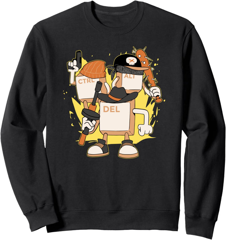 Tastatur Gang Lustiges Gamer Outfit Games Zocker Gaming Sweatshirt