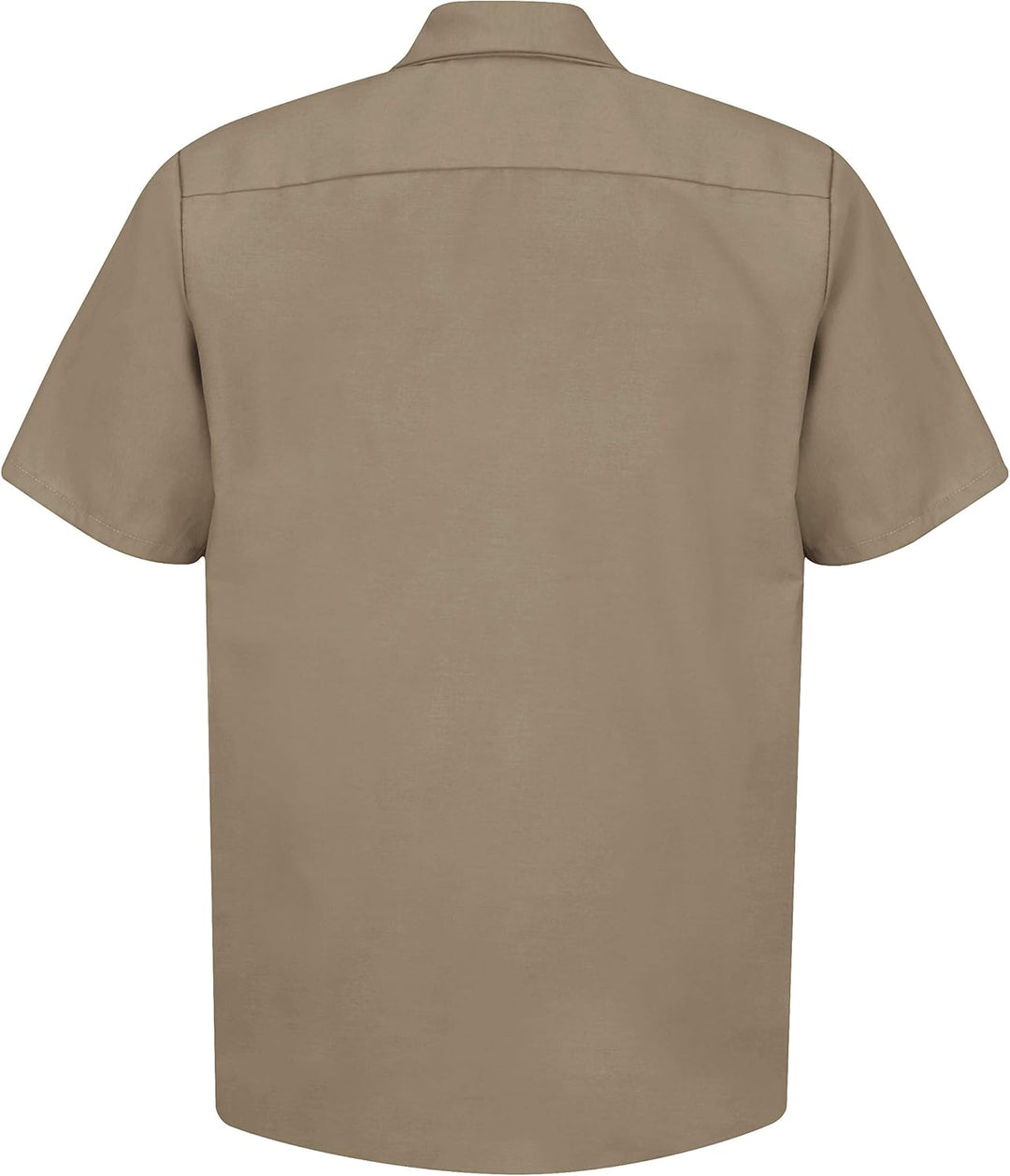 Red Kap Industrielles Arbeitshemd für Herren, Normale Passform, kurzärmelig XL Khaki, XL Khaki