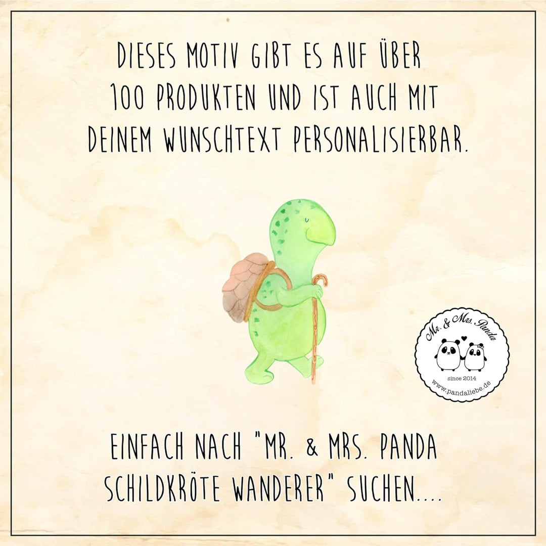 Mr. & Mrs. Panda Pouch Schildkröte Wanderer Grösse XL Grosse - Geschenk, Schulmäppchen, kosmetiktäsc