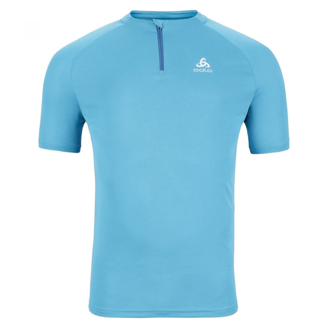 Odlo Herren Essentials_313802 Kurzarm Laufshirt (1er Pack) M Saxony Blue, M Saxony Blue