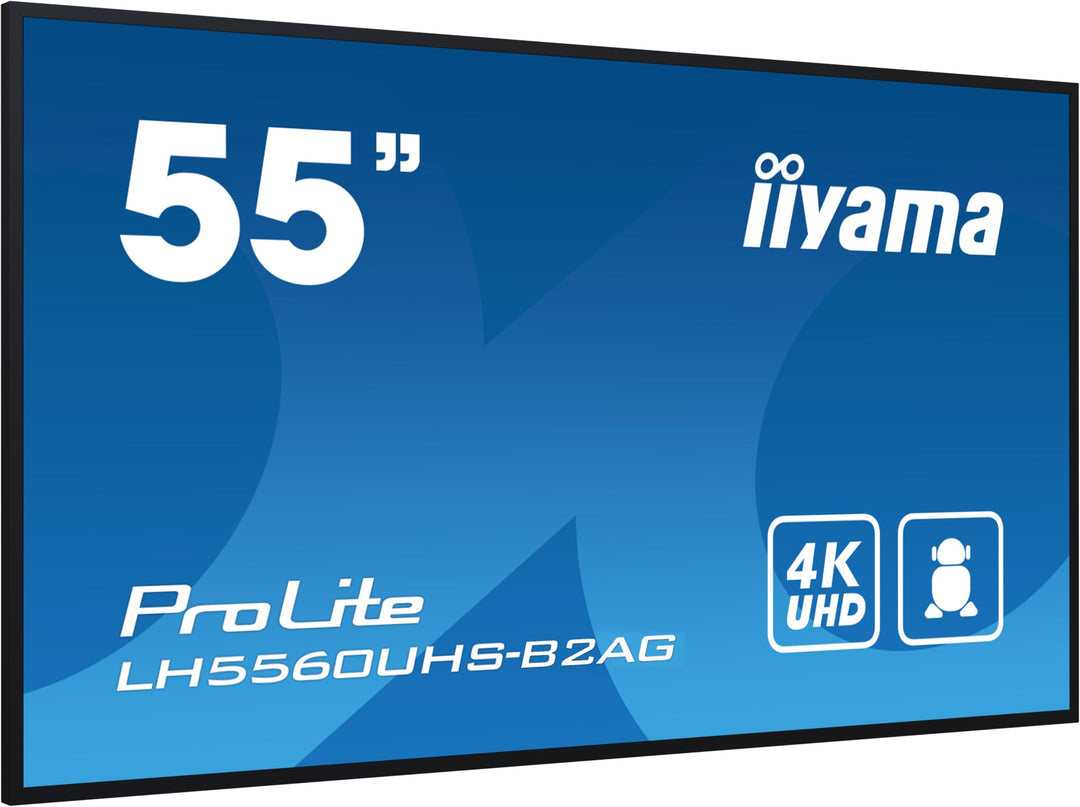 iiyama Prolite LH5560UHS-B2AG 139cm 54.6" Digital Signage Display VA LED Panel 4K UHD HDMI Audio-Out