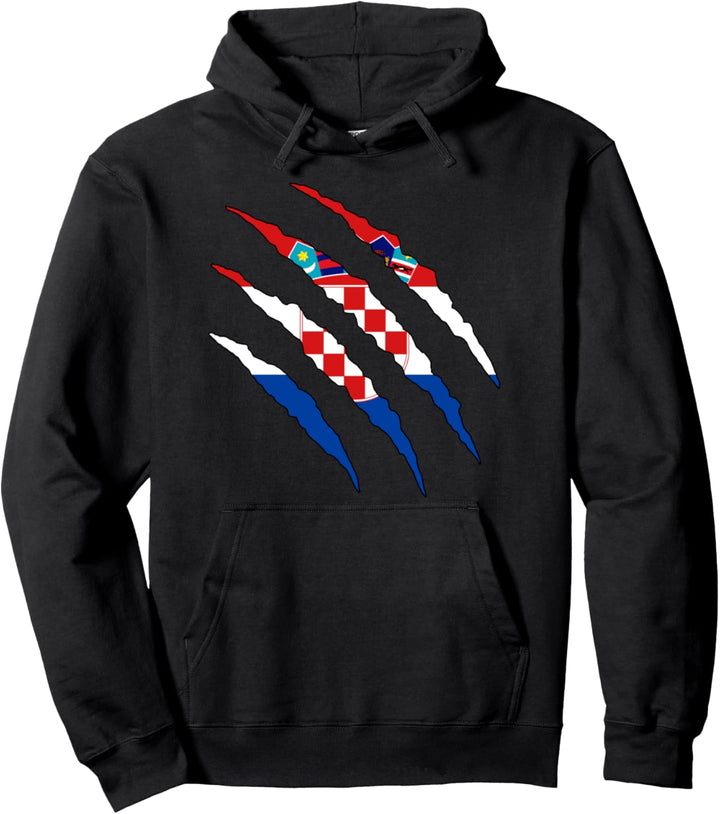 Kroatische Flagge Kroatien Pullover Hoodie