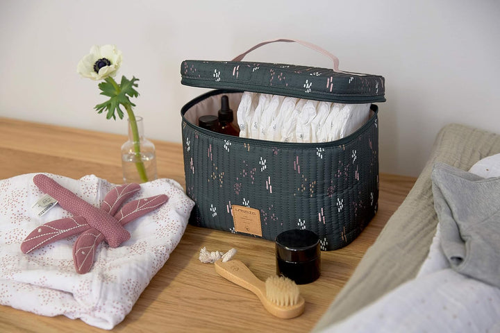 LÄSSIG Baby Wickeltisch Organizer Windel-Organizer to Go/Casual Nursery Caddy To Go Mehrfarbig, Mehr