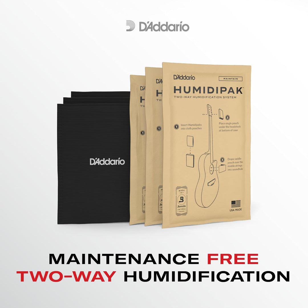 D'Addario Gitarre Luftbefeuchter - Guitar Humidifier - Humidipak Pflegeset - Automatisches Luftfeuch