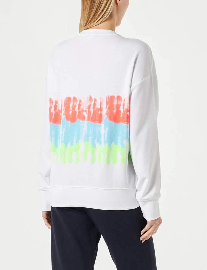 Champion Damen Legacy Color Ground Powerblend Small Logo Relaxed Crewneck Hoodie S Bianco, S Bianco