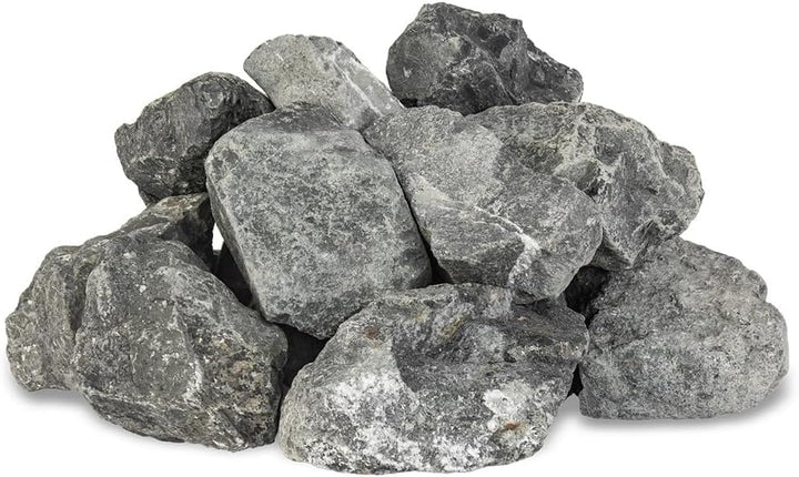 Diabas Saunasteine, 20 kg, 80-120 mm, vorgewaschene Aufgusssteine für Saunaofen, handverlesen, schad