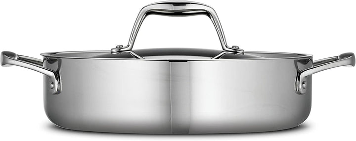 Tramontina 80116/009DS Gourmet Stainless Steel Induction-Ready Tri-Ply Clad, NSF-Certified 3 Quart C