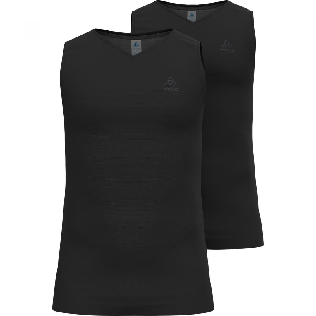 Odlo Herren Active Everyday 2pack Funktionsunterwäsche Tanktop, Schwarz