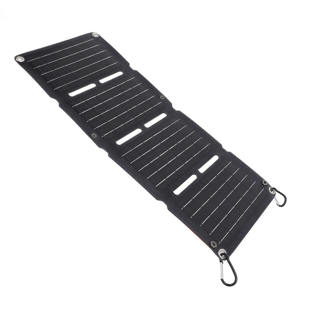 40 W Faltbares Solarpanel mit USB-C-USB-A-Ausgängen für Telefone, Powerbanks, Tablets, Schnelles Auf