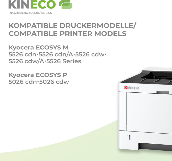 Kineco 4X Toner ersetzt TK5240 Multipack für Kyocera Ecosys M5526cdw P5026cdn