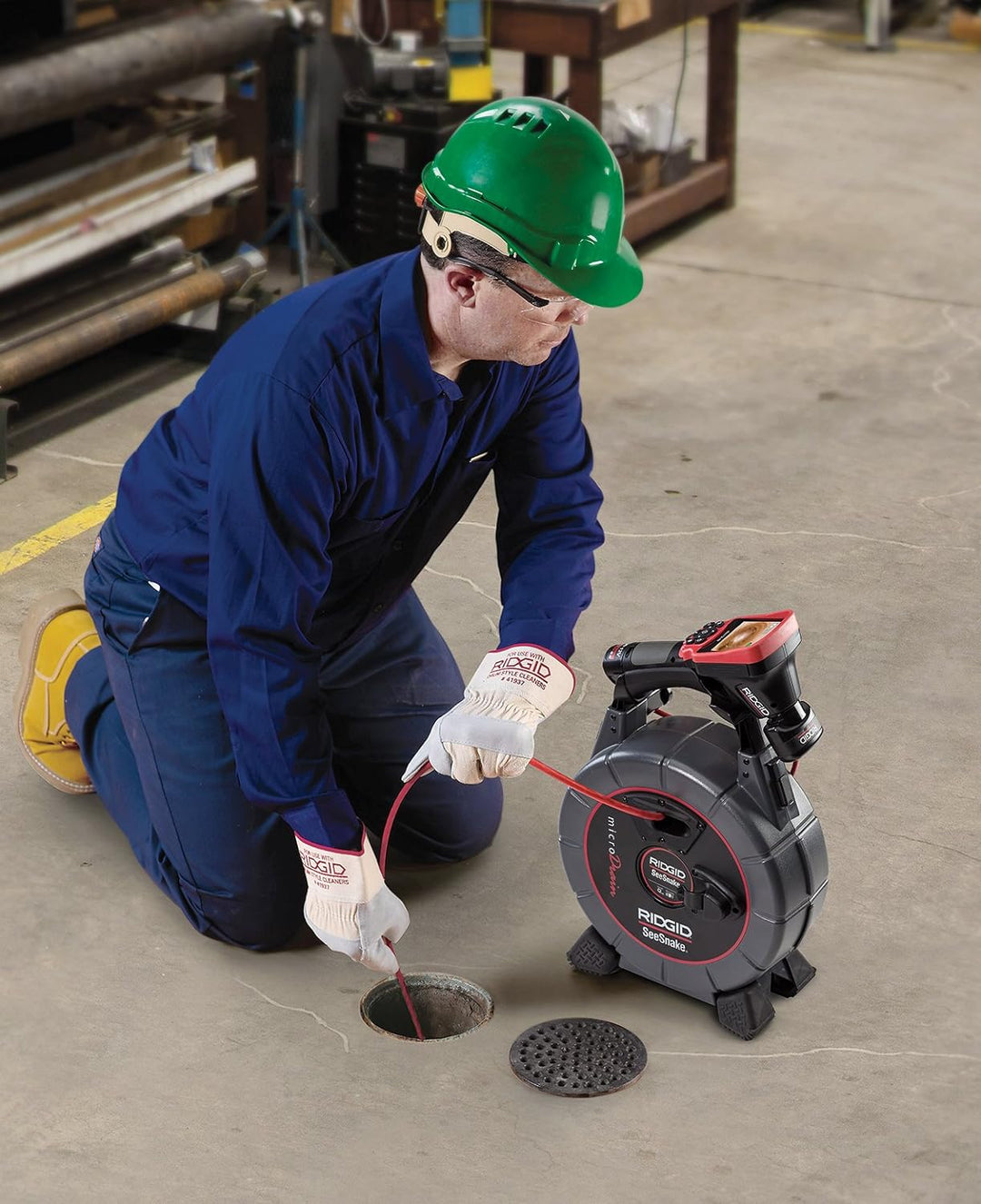 RIDGID 55903 micro CA-350 Hand-Inspektionskamera, Inspektionskamera, Boroskop, Endoskop, 17 mm Kamer